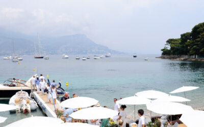 Swimwear presentation in Cap Ferrat